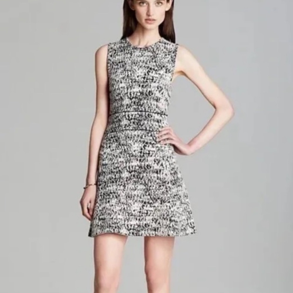 Theory Alancy C Tweed Fit & Flare